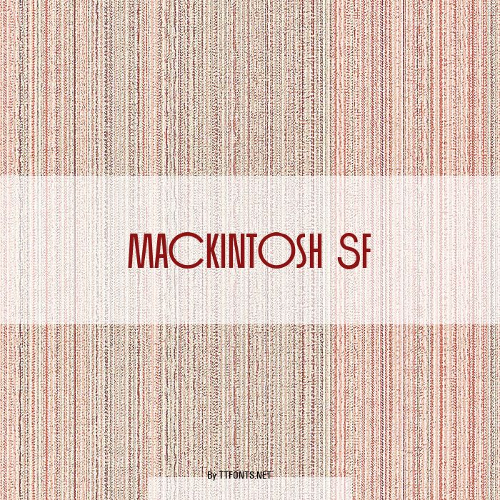 Mackintosh SF example